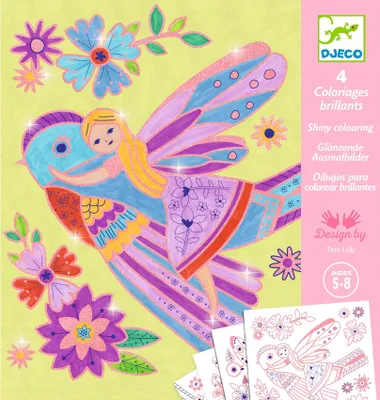 Image de Coloriages « Créatures ailées », Djeco