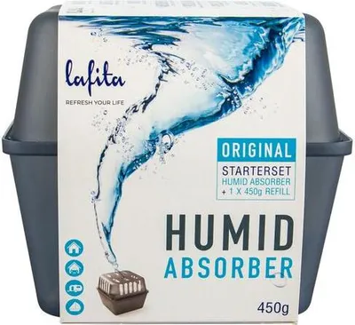 A product box for a humid absorber.
