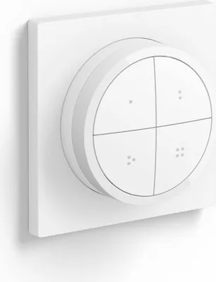 Imagen del producto de Interruptor inalámbrico Philips Hue Tap Dial, color blanco