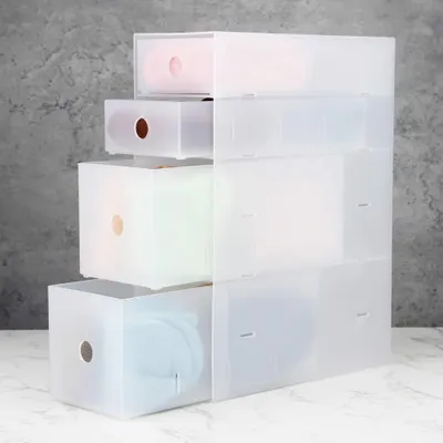 Aufbewahrungsbox mit 4 Schubladen, 24x32x10,8 cm, Kunststoff
