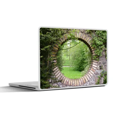 Produktbild von MuchoWow® Laptop Aufkleber Sticker Cover Park - Aussicht - Natur 31x22.5 cm - Laptop-Deko