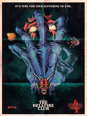 Obrázok produktu pre Stranger Things – Hellfire Club – 30 x 40 cm – plagát