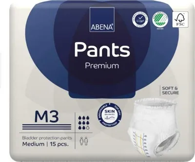 Image de Abena Pants Premium 3 Medium - 1 paquet de 15 protections