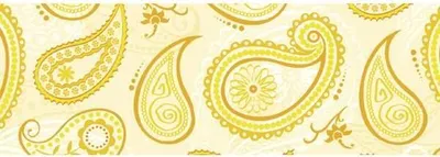 Produktbild von Transparentpapier 115g/qm A4 VE=25 Blatt Paisley gelb