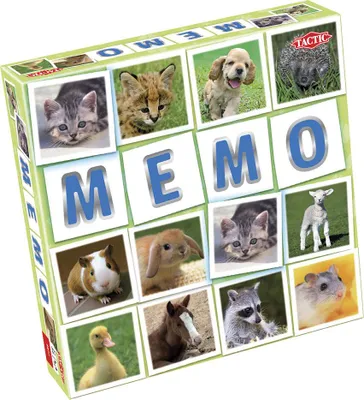 Produktbild von Tactic Animal Babies Memo, Kartenspiel, Glücksspiel, 3 Jahr(e)