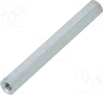 Produktbild von 10x Distanzmuffe mit Gewinde 35mm sechskant Innengew: M2,5 1212X35 Distanzelement