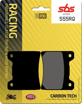 Produktbild von Bremsbelag SBS 555RQ (Satz pro Scheibe) Road Racing Carbon Tech