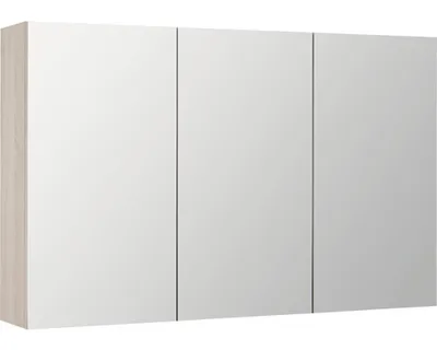 Produktbild von Spiegelschrank Differnz Reno 120 x 18 x 70 cm eiche 3-türig