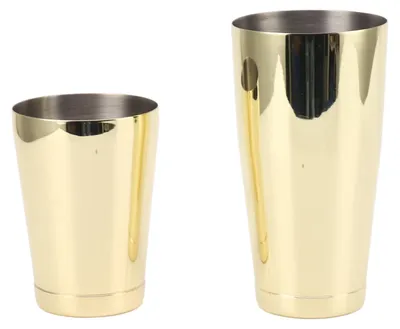Produktbild von Cocktailshaker aus Edelstahl 304, 2-teilig, Barkeeper-Mixer, Weinglas-Shaker