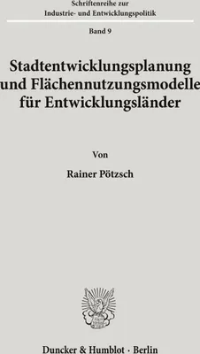 Produktbild von Stadtentwicklungsplanung und Flächennutzungsmodelle für Entwicklungsländer.