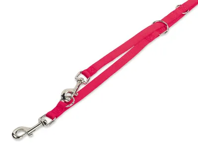 Image de Nobby Laisse de présentation "Classic" L : 200 cm, l : 20 mm rouge