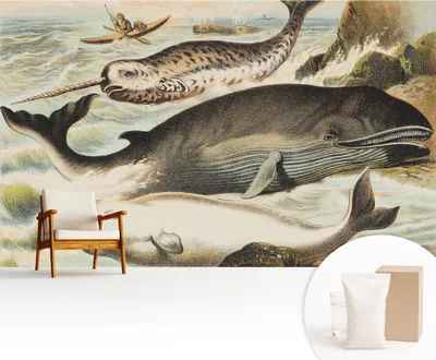 Produktbild von Fototapete  - 416x254 cm - Tapete - Wandtapete - Wandbilder - Dekofolie - Tapete Folie - Wand - Dekoration - Wohnzimmer - Meeresriesen