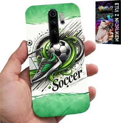 Produktbild von Hülle Für Xiaomi Redmi 9 - Fussball, Fussballhülle + Glas