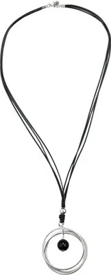Produktbild von Lange Kette Ring mit Metallringen von collezione alessandro