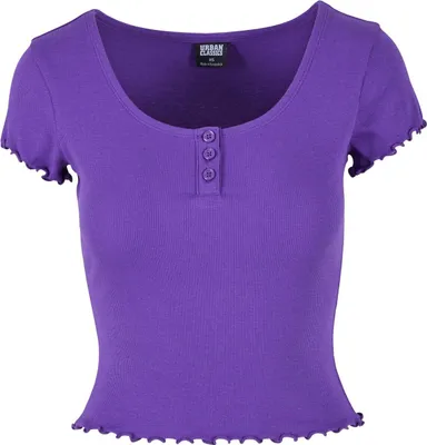 Immagine prodotto di Urban Classics - T-shirt a costine Babylock da donna - XL
