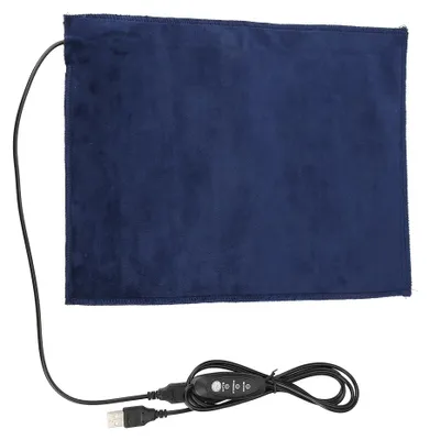 Image de 5V2A USB Coussin chauffant électrique pour vêtements, siège et animaux 24x30cm 45��