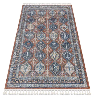 Imagen del producto de Alfombra moderna BELLE BG60A  / rosado Franjas marrón 200x290 cm