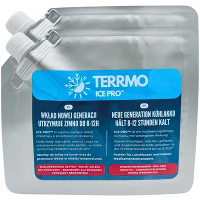 Produktbild von 2er Set TERRMO Ice Pro – Kleine Kühlakkus für Kühltasche & Kühlbox, Gel Kühlelemente 350 ml, 19 x 16 cm