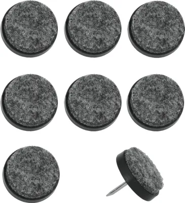 Produktbild von METALTEX 297216022 Stuhlnägel mit Filzunterseite 8 Stk. / Stuhlgleiter / Parkettschoner