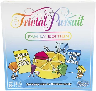 Obrázok produktu pre Hasbro Gaming Trivial Pursuit E1921, Stolová hra, Kvíz, 8 rok / roky, Rodinná hra