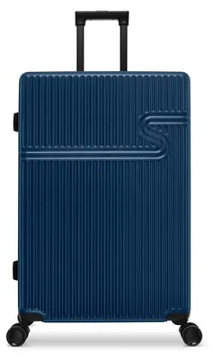 Produktbild von Signature Reisekoffer Trolley Hartschalen - Koffer 76x51x28 cm - Reisekoffer mit Rollen - TSA-Zahlenschloss - 86L - Dark Denim