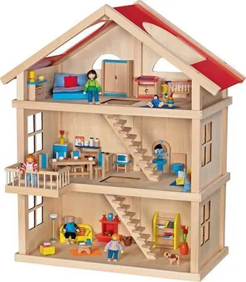 Produktbild von Puppenhaus 3 Etagen