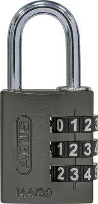 Produktbild von ABUS Zahlenschloss 144/30 titanium Lock-Tag
