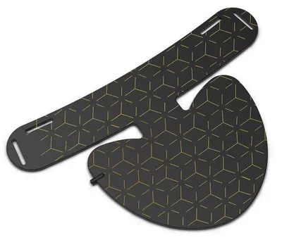 Produktbild von LED Halsgerät Lichttherapie Maske für Hals und Dekolleté mit 8 Lichtmodi 3 Intensitäten Timer Akku und Fernbedienung