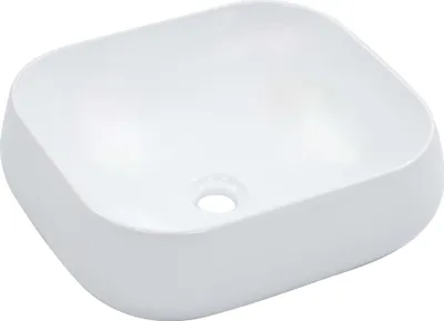 Produktbild von The Living Store Waschbecken 44,5 x 39,5 x 14,5 cm Keramik Weiß