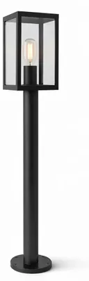Image de HOFTRONIC - Lampe sur pied 100cm E27 IP44 Dimmable Noir