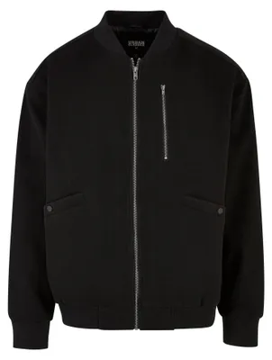 Image de Urban Classics - Blouson aviateur pour homme Manches blouson TN869 (L) (Noir)