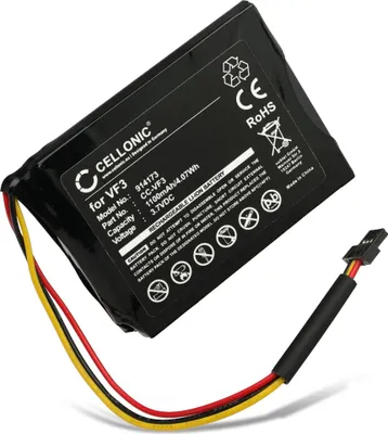 Produktbild von subtel 1x Akku für Navigation Kompatibel mit TomTom Quanta, GO XL 310, GO XL 330, VF3F - (1100mAh, 3.7V)