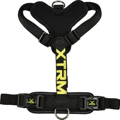 Produktbild von Nayeco X-trm Cronos Neon Flash Hundegeschirr Schwarz 20 mm x 46-75 cm Schwarz 20 mm x 46-75 cm
