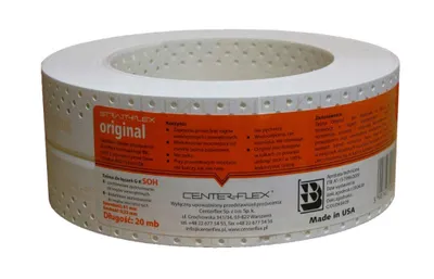 Produktbild von STRAIT-FLEX ORIGINAL Kantenschutz Eckschiene Abdeckband Trockenbau Gipskarton  USA - 30m