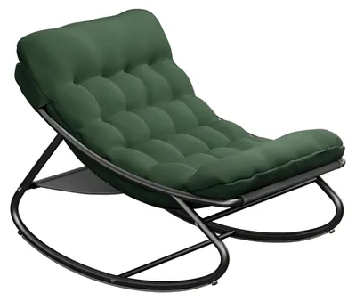 Image de Fauteuil berçant - Fauteuil berçant pour l'extérieur - Fauteuil - Fauteuil relax - Capacité de charge : 150 kg