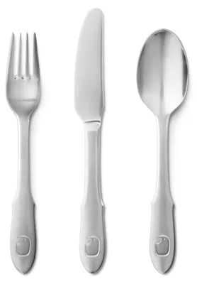 Image de Set de couverts pour enfants Elephant, 3 pièces - Georg Jensen
