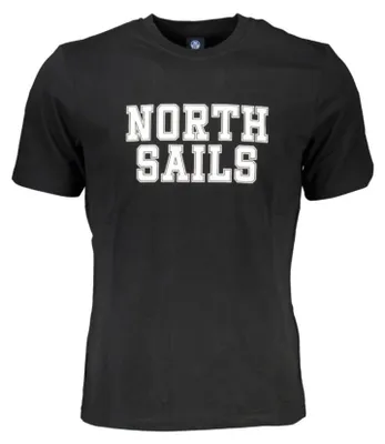 Produktbild von Stilvolles Herren Kurzarm T-Shirt Schwarz mit Print und Rundhals