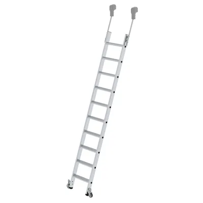 Produktbild von MUNK Aluminium-Regalleiter fahrbar 10 Stufen