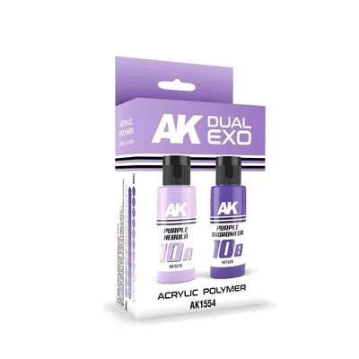 Produktbild von AK Interactive AK1554 - Purple Nebula & Purple Andromeda 2x60ml - Neu