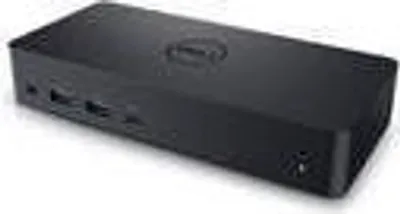 Zdjęcie produktu dla DELL D6000, Przewodowa, USB 3.2 Gen 1 (3.1 Gen 1) Type-C, 10,100,1000 Mbit/s, Czarny, Kensington, LAN, Zasilanie