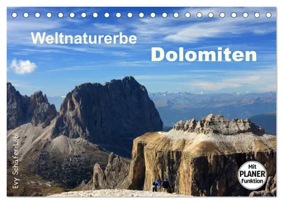 Produktbild von Weltnaturerbe DOLOMITEN (Tischkalender 2027 DIN A5 quer), CALVENDO Monatskalender
