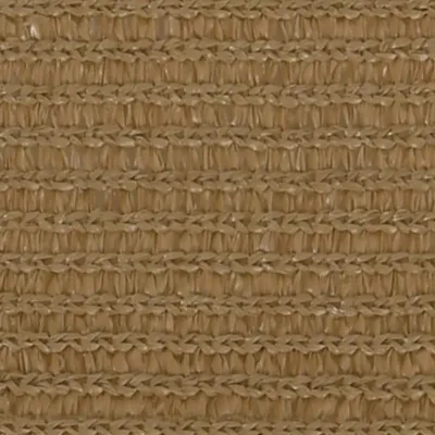 Image de vidaXL Voile d'ombrage 160 g/m² Taupe 2x2 m HDPE