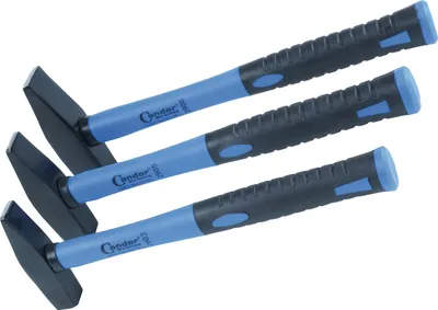 Immagine prodotto di Martelli da fabbro Condor 300 - 500 - 800 g, manico in fibra di vetro, set di 3 pezzi 100-02698