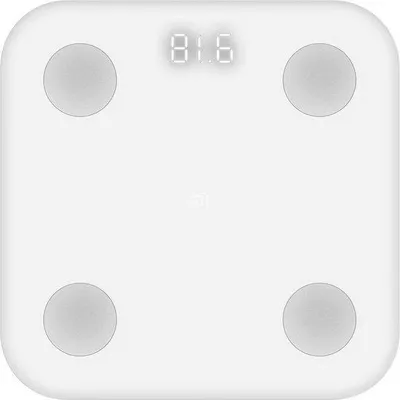 Zdjęcie produktu dla Xiaomi Mi Scale Version 2 – cyfrowa waga, maksymalne obciążenie 150 kg, dokładność 200 g, możliwość zapamiętania 100 profili użytkowników