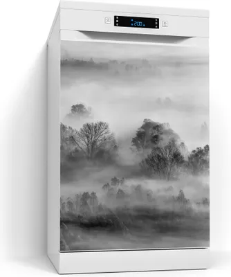 Produktbild von DEQORI Magnetmatte Spülmaschine beschreibbar 60x80 cm 'Nebelgeflüster' Magnetfolie