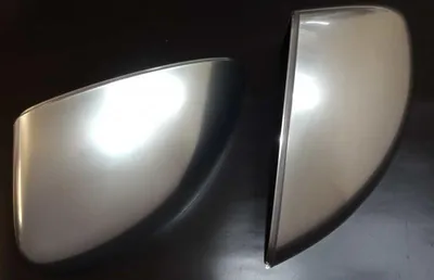 Image de Cache de rétroviseur pour Audi A3 8V, à partir de 2012, en aluminium mat. Boîtier de rétroviseur
