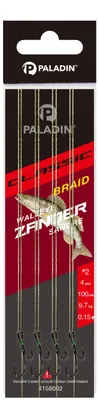 Produktbild von Paladin Zander Ryderhaken gebunden Größe 4 100 cm 4 Stück