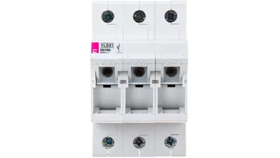Obrázek produktu pro Pojistkový odpínač 3P 6A 3P D01 VLD01 002261011