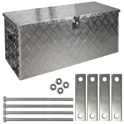 Immagine prodotto di Cassa Box Cassapanca Alluminio degli Attrezzi Utensile D120 Transportino materiale di montaggio trucky