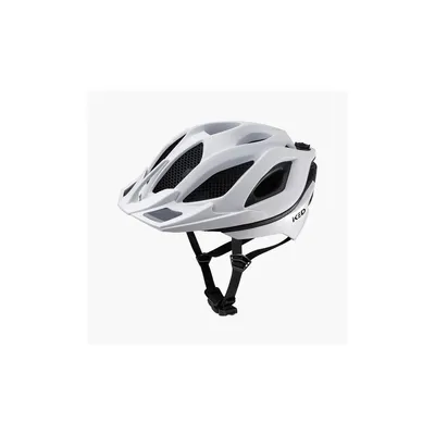 Immagine prodotto di Casco da bicicletta KED Spiri II Trend Allround con luce LED e riflettore, ventilazione ottimizzata e rete di protezione dagli insetti I Colore: bianco opaco Taglia: 52-58 (M)